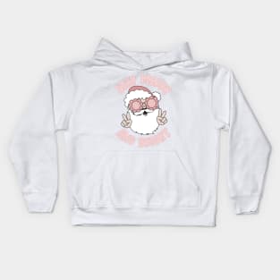 Stay merry & bright santa Kids Hoodie